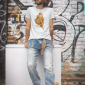 90s-styled-t-shirt-mockup-featuring-a-man-posing-against-a-graffitied-wall-m12537
