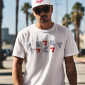 t-shirt-mockup-featuring-an-ai-generated-man-wearing-a-t-shirt-and-a-dad-hat-m38009
