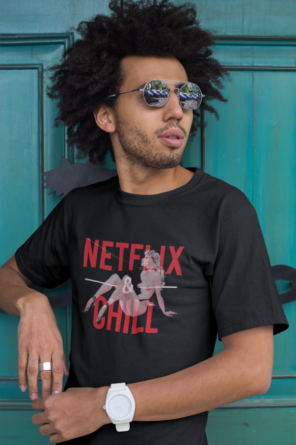 mockup-of-a-man-with-an-afro-wearing-a-t-shirt-a-ring-and-a-watch-22253