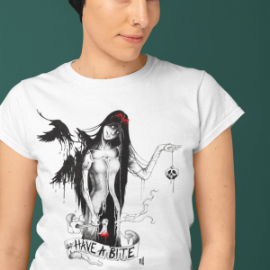 mockup-of-a-woman-with-androgynous-look-wearing-a-crewneck-t-shirt-32922