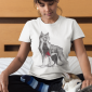 woman-wearing-a-t-shirt-mockup-petting-her-cat-on-bed-a18779