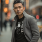 ai-created-mockup-of-a-man-wearing-a-t-shirt-under-a-blazer-for-an-old-money-look-m39514