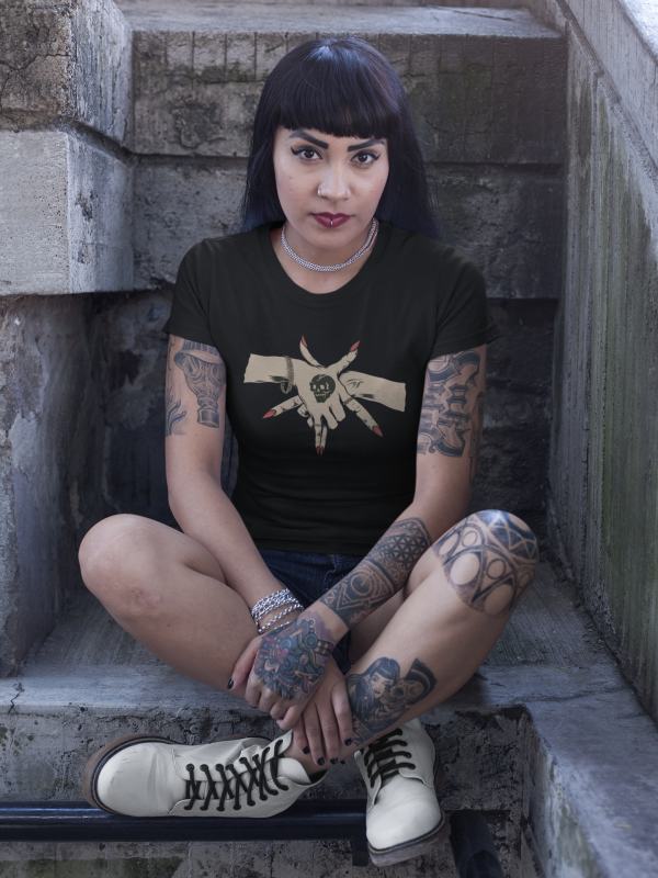 hispanic-tattooed-woman-wearing-a-round-neck-t-shirt-mockup-while-sitting-on-the-floor-17149 hispanic-tattooed-woman-wearing-a-round-neck-t-shirt-mockup-while-sitting-on-the-floor-17149