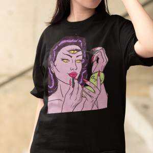 oversized-tee-mockup-of-a-woman-with-sunglasses-m25224